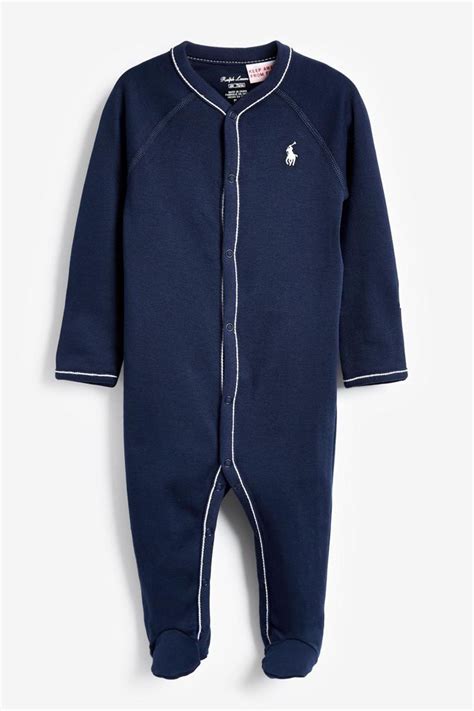 ralph lauren baby sleepsuits